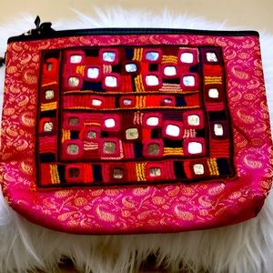 New without tags- Clever Carriage Wristlet